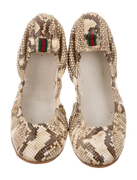 black gucci snake shoes|Gucci snakeskin shoes.